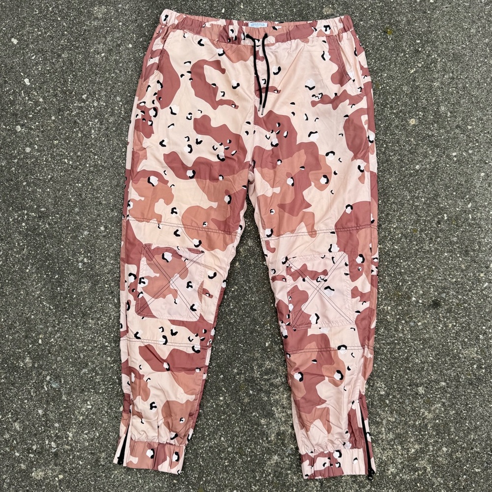 ETHIK Tan & Brown Camo Military Camouflage Jogger Pants 2X XXL NEW WITH TAGS